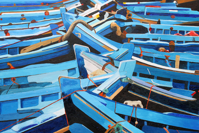 Blue boats 3